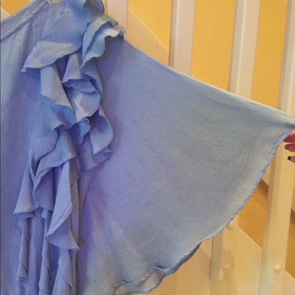 **SOLD**Bebe One Shoulder Blouse - Picture 2 of 9